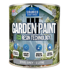 Garden Paint – 1 Litre - Eco Resin Premium One Coat Garden Paint for Garden Furniture