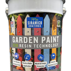 Garden Paint – 5 Litres - Eco Resin Premium One Coat Garden Paint for Garden Furniture