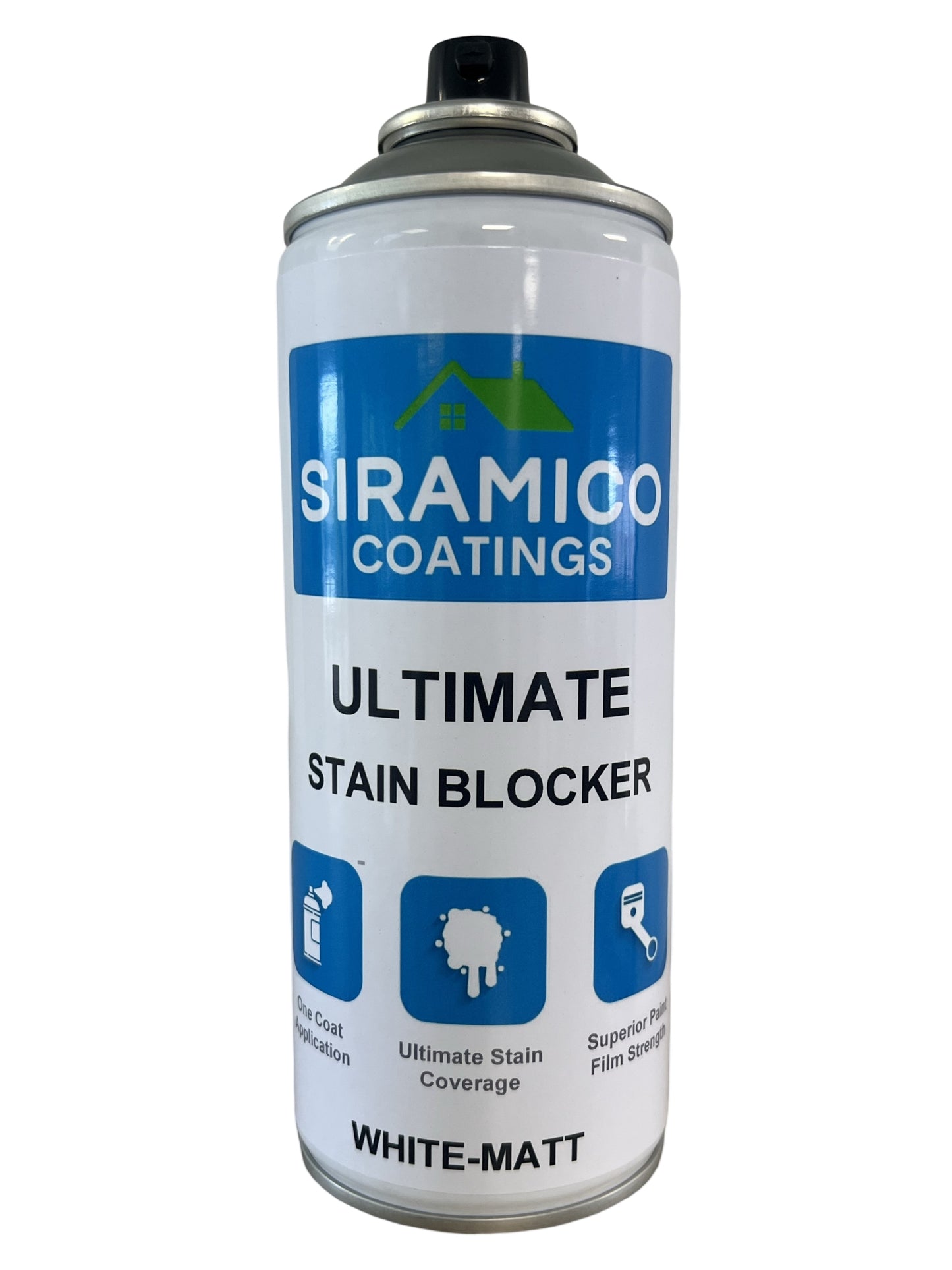 The Damp & Stain Blocker Spray | Matt White - 400ml Aerosol | Universal Stain Blocker