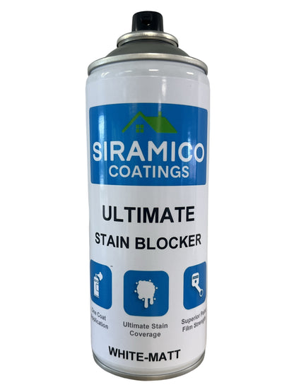 The Damp & Stain Blocker Spray | Matt White - 400ml Aerosol | Universal Stain Blocker