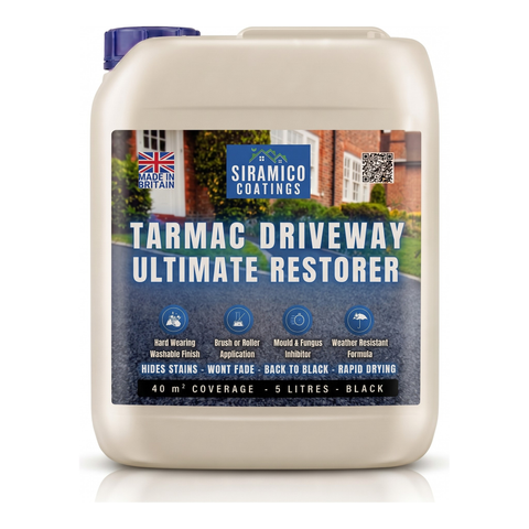 Siramico Tarmac Driveway Ultimate Restorer 5 Litres Black