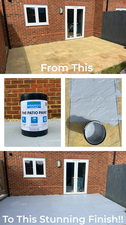 Paint for Patios | Light Grey – 5 Litre | Siramico Coatings