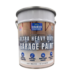 One Coat - Ultra Heavy Duty Primerless Garage Floor Paint - 5 Litres - White - Green - Light Grey - Brown - Anthracite
