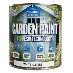 Garden Paint – 1 Litre - Eco Resin Premium One Coat Garden Paint for Garden Furniture