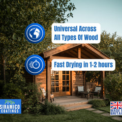 Wood Sealer I 5 litres I Clear Waterproof Wood Treatment for Decking, Fences, Sheds & Garden Furniture I UV & Weather Resistant Outdoor Wood Protector