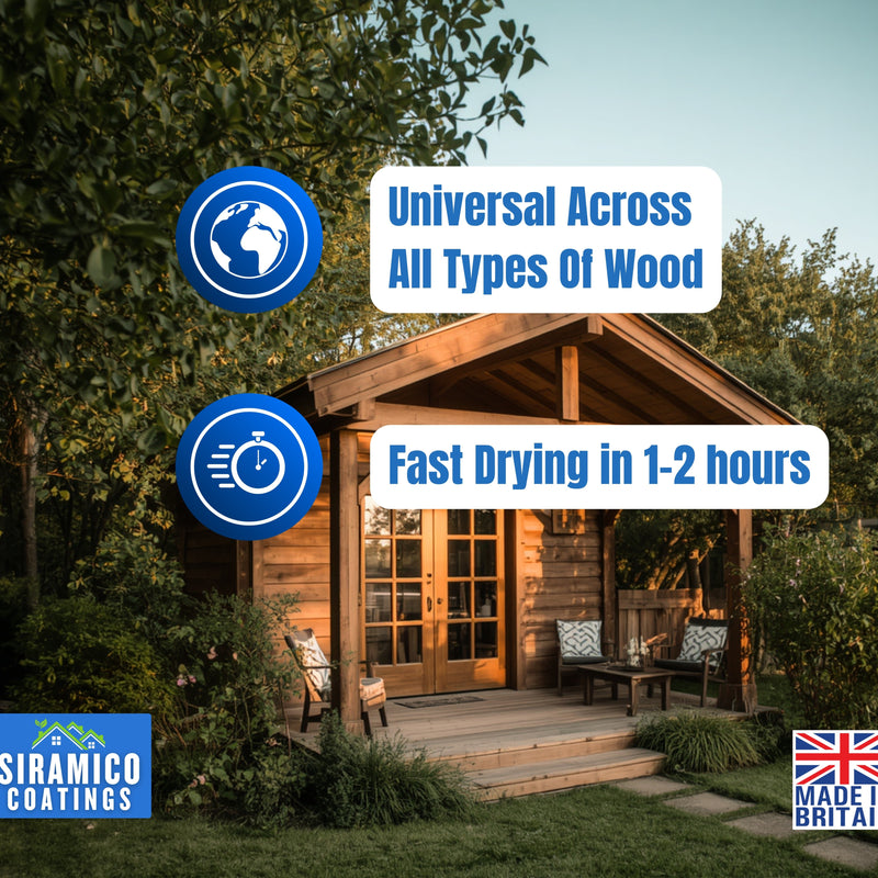 Wood Sealer I 5 litres I Clear Waterproof Wood Treatment for Decking, Fences, Sheds & Garden Furniture I UV & Weather Resistant Outdoor Wood Protector
