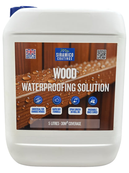 Wood Waterproofing Preserver Solution I 5 Litres I Clear Matt Finish