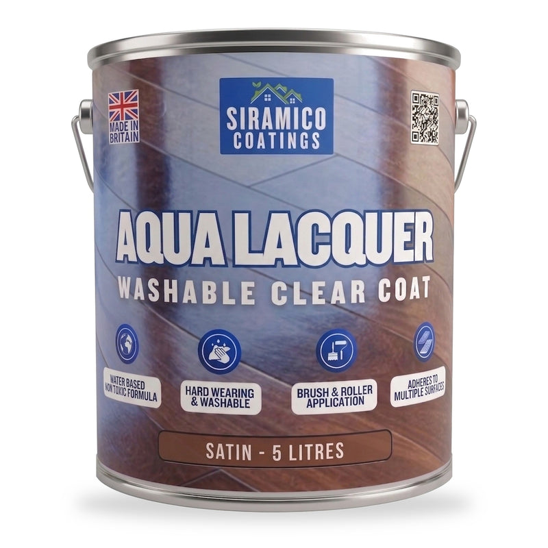 Aqua Lacquer Satin 5 Litres