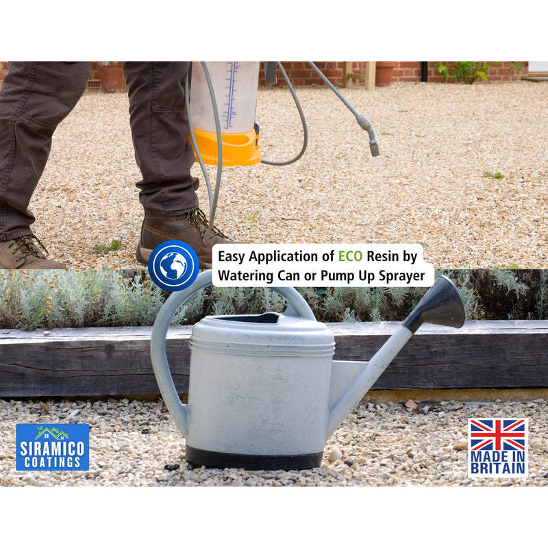 Easy application by watering can or pump up sprayer