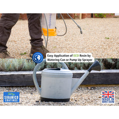 Easy application by watering can or pump-up sprayer