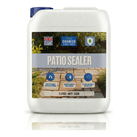 Patio Sealer – Clear Matt ECO Paving Sealer | 5L Covers 50m² | Sandstone, Concrete, Brick & Block Paving