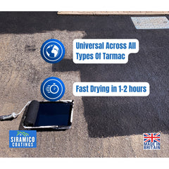 Universal across all types of tarmac, fast drying